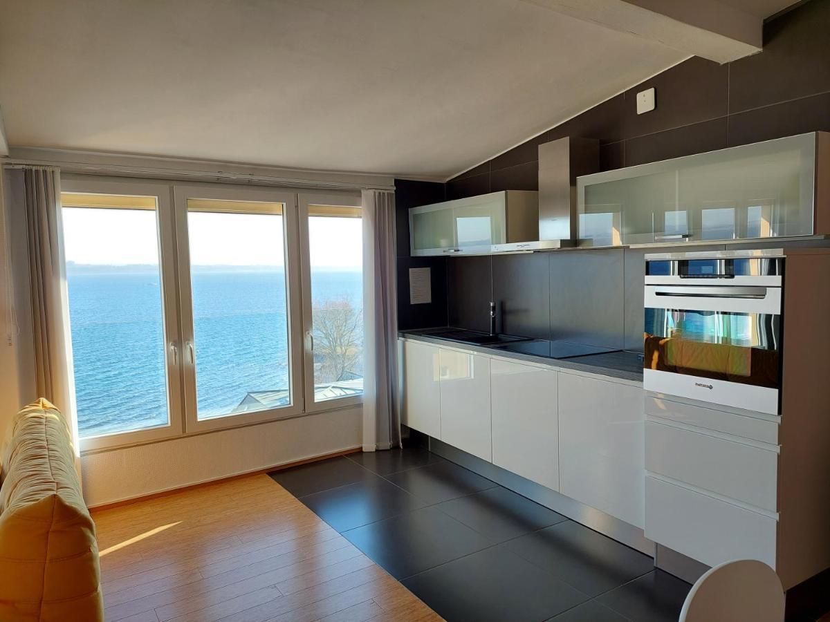 La Crique De L'Evole Apartment Нюшател Екстериор снимка